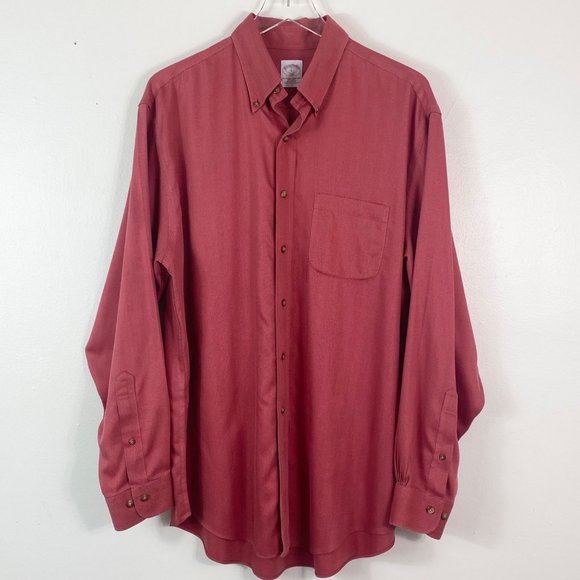 Brooks Brothers 346 Button Down Shirt L - Picture 1 of 4
